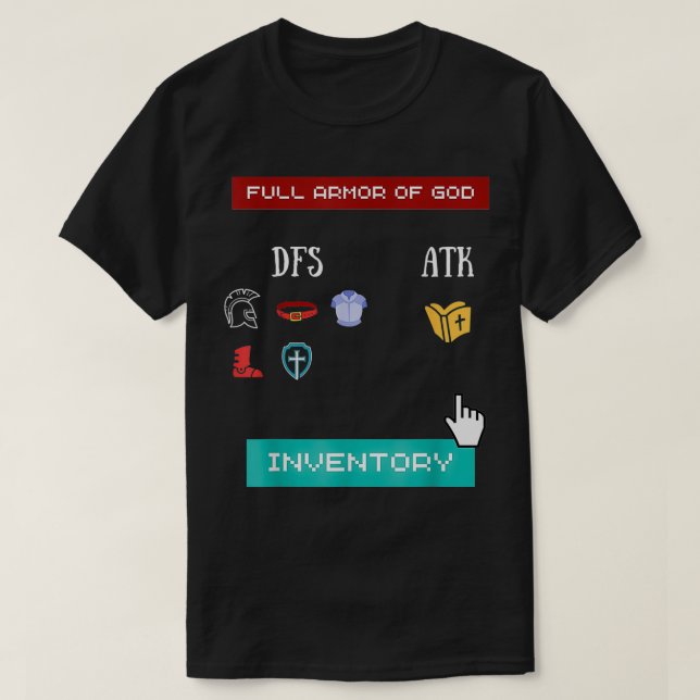 T-shirt Ephésiens 6 Bible Verse Jésus Christian Idée cadea (Design devant)