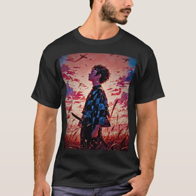 T-shirt "Epic Anime Art : Signature Print Tee" (Devant)