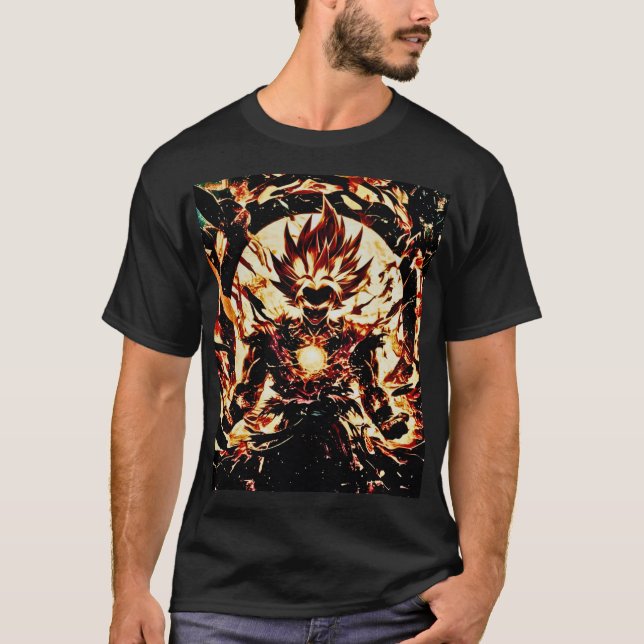 T-shirt "Epic Anime Art : Signature Print Tee" (Devant)