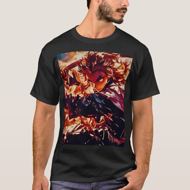 T-shirt "Epic Anime Art : Signature Print Tee" (Devant)