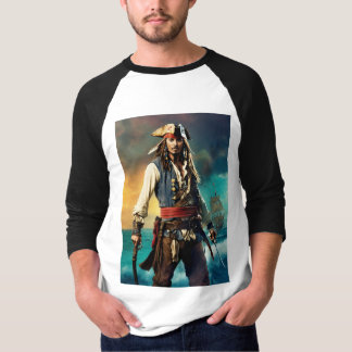 T-shirt "Epic Battle Ink : Jack Sparrow vs Davy Jones Tatt