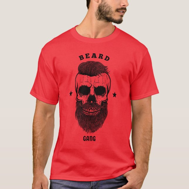 T-shirt EPIC Beard - Conception de la bande de barbe (Devant)