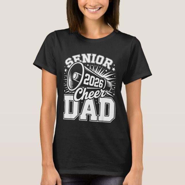 T-shirt Epic Cheer Class Senior 2026 Proud 2026 Dad Cheerl (Devant)