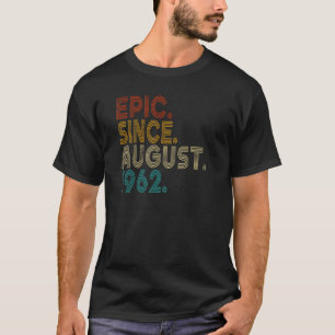 T-shirt Epic depuis août 1962 Vintage 60 ans 60ème B