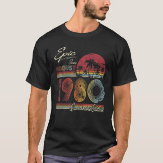 T-shirt Epic Depuis Août 1980 41 Ans 41E Quarantine Bi