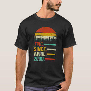 T-shirt Epic depuis avril 2000 20e anniversaire 20 ans G