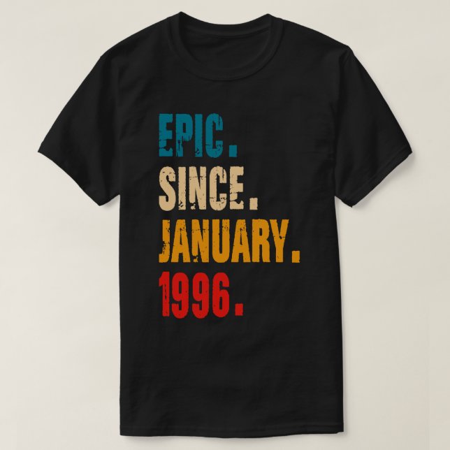 T-SHIRT EPIC DEPUIS JANVIER 1996 (Design devant)
