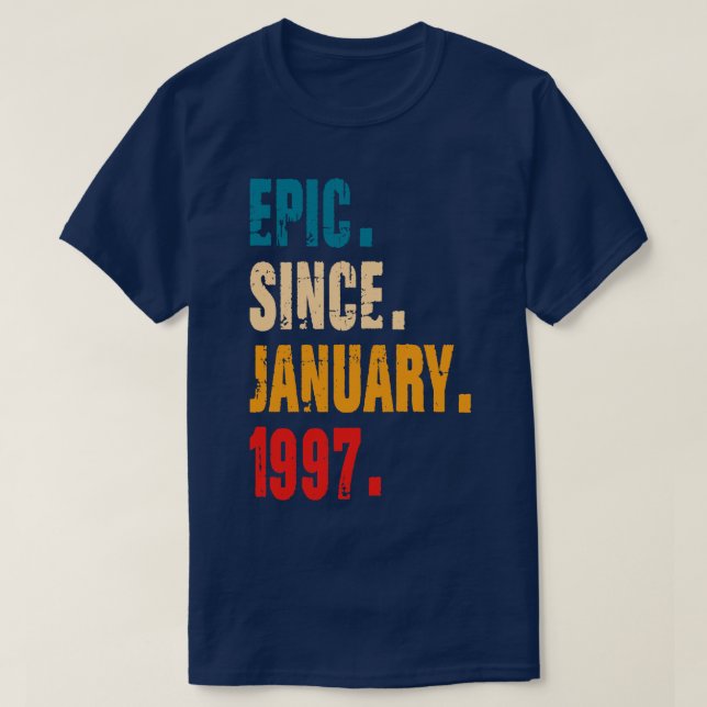 T-SHIRT EPIC DEPUIS JANVIER 1997 (Design devant)