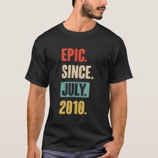 T-shirt Epic Depuis Juillet 2010 - Anniversaire 13E Décora