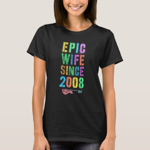 T-shirt Epic Femme Depuis 2008 Salue À 14E Anniversaire No