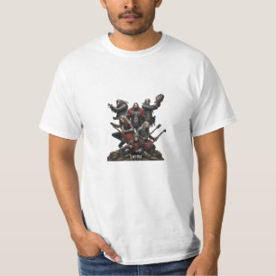 T-shirt Epic Metal Band Art avec thème Imaginaire foncé