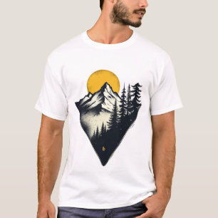 T-shirt Epic Mountain Escape : Bold Nature Adventure Desig