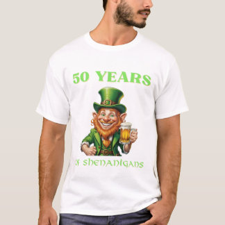 T-shirt Epic Saint Patrick's 50th Birthday Milestone Desig