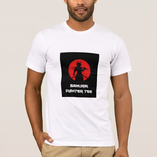 T-shirt Epic Samurai Warrior Tee | Standing With Sword  (Devant)