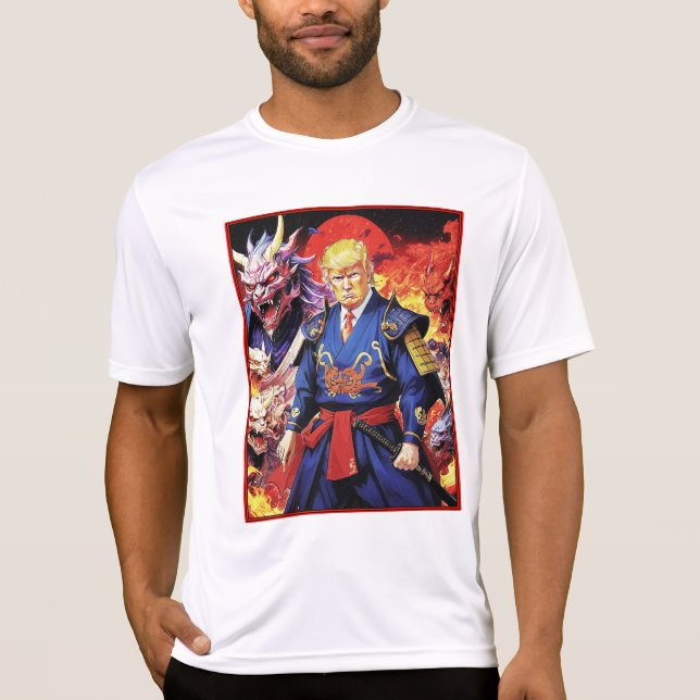 T-shirt Epic Trump Samurai Anime (Devant)