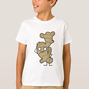 T-shirt Épice asiatique saine de racine de gingembre