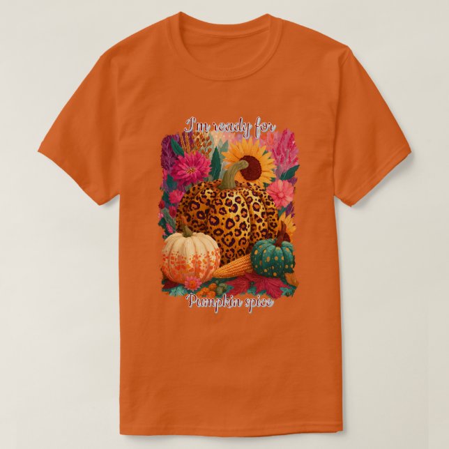 T-shirt Épice citrouille (Design devant)