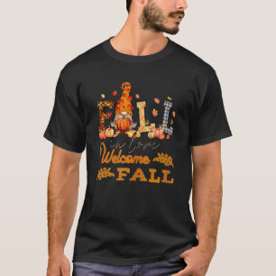 T-shirt Épice citrouille Automne Café Lover automne Gnome