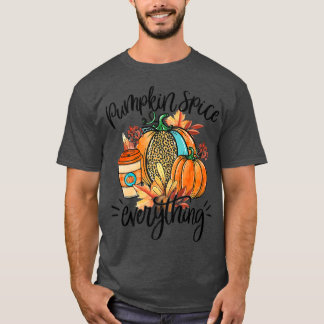 T-shirt Épice citrouille Tout Dernier Automne Café Chaud C