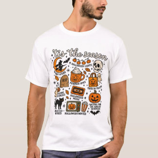 T-shirt Épice de citrouille rétro d'automne