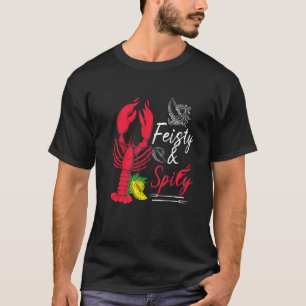 T-shirt Épicé Et Fraisé Crawfish Faire Bouillir Cajun Craw