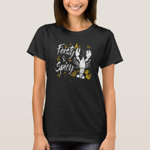 T-shirt Épicé Et Fraisé Crawfish Faire Bouillir Cajun Craw
