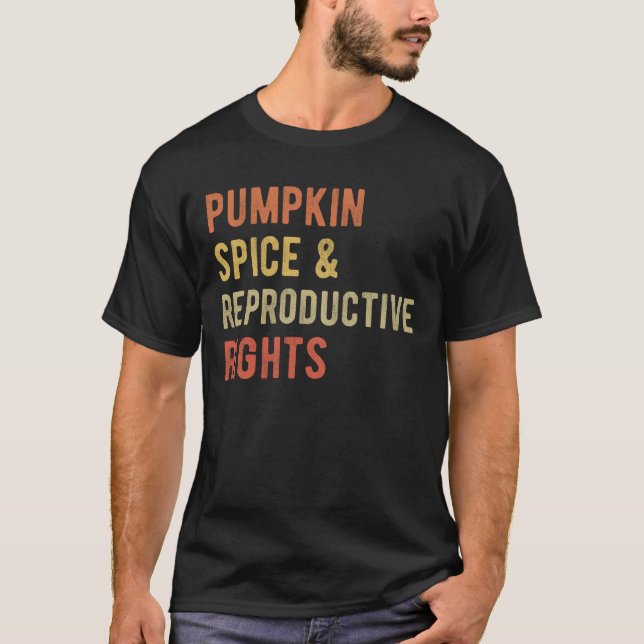T-shirt Épices citrouilles et droits de reproduction I (Devant)