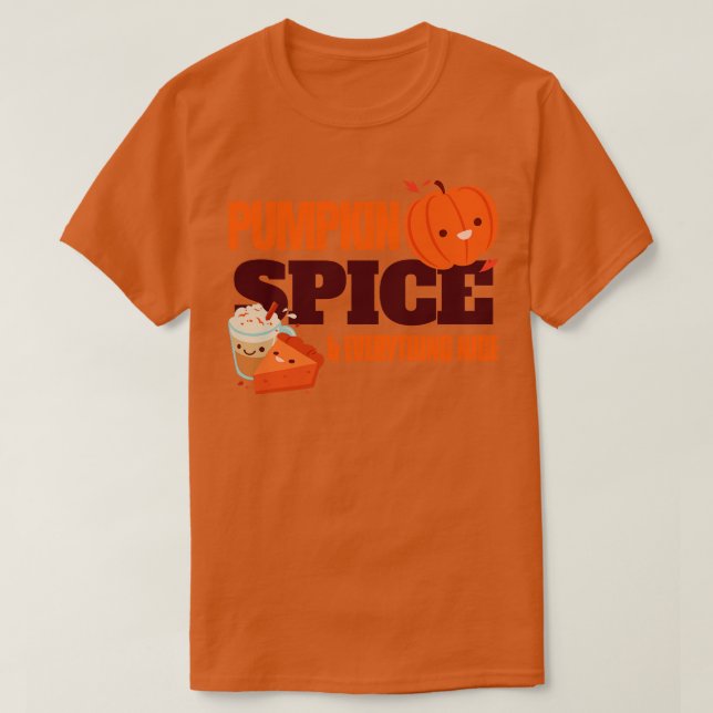 T-shirt Épices citrouilles et tout Nice (Design devant)