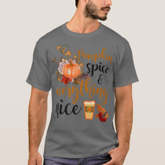 T-shirt Épices citrouilles Et Tout Nice Automne Mer D'Auto