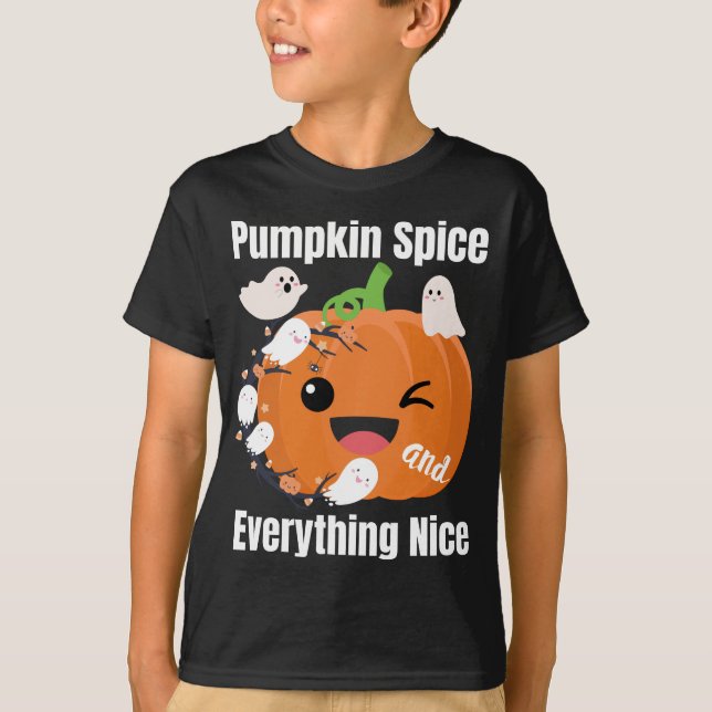 T-shirt épices citrouilles et tout nice.b (Devant)