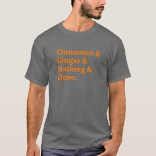 T-shirt Épices citrouilles Et Tout Nice Halloween Et Fa