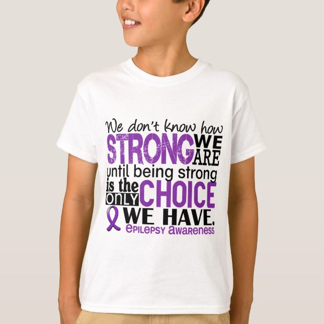 T-shirt Épilepsie comme nous forts sommes (Devant)