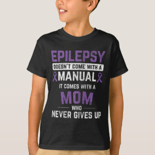 T-shirt Epilepsie Maman Epilepsie Conscience de l'épilepsi
