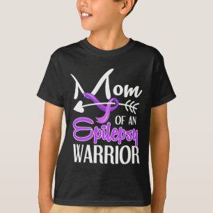 T-shirt Epilepsie Maman Purple Ribbon Sensibilisation Mère