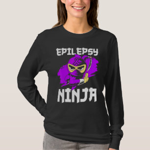 T-shirt Epilepsie Ninja Shinobi Je Porte Violet Sei Épilep
