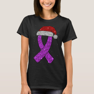T-shirt Epilepsie Noël Casquette Purple Sensibilisation Ri