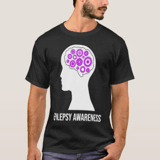 T-shirt Epilepsie Sensibilisation Cerveau Aware Epileptiqu
