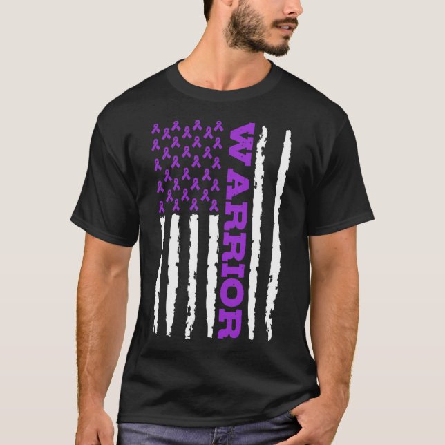 T-shirt Epilepsy Awareness Warrior  (Devant)
