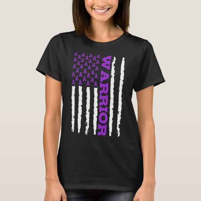 T-shirt Epilepsy Awareness Warrior  (Devant)