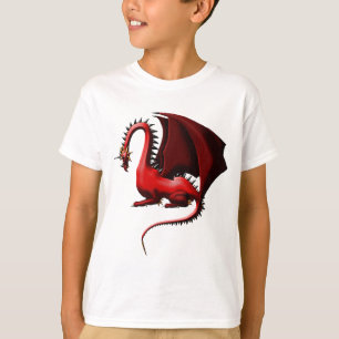 T-shirt Épine, le dragon rouge