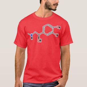 T-shirt Epinephrine Structure moléculaire
