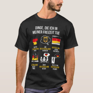 T-shirt Épinette de Deutschland   Lustiger Freizeit Allema