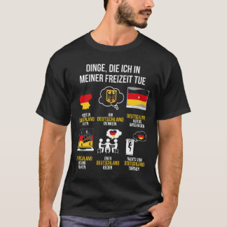 T-shirt Épinette de Deutschland | Lustiger Freizeit Allema