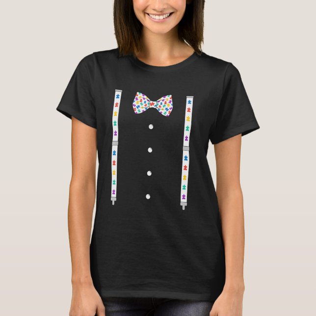 T-shirt Épingle à cravate suspendue en pièce de puzzle Sen (Devant)