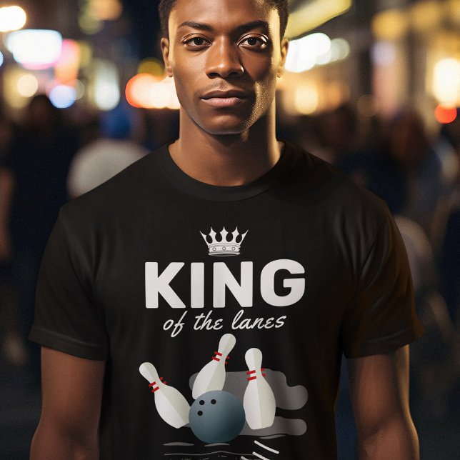 T-shirt Épingle de bowling King of the Lanes (Créateur téléchargé)