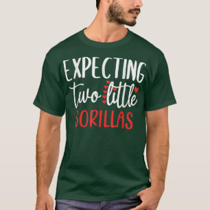 T-shirt Épingler deux petits gorilles Drôle jumeaux de gro