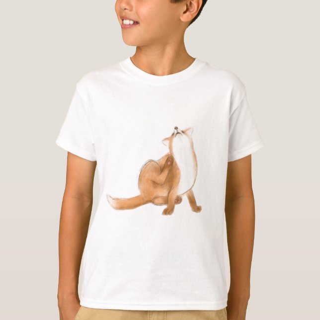 T-shirt Épingler le renard (Devant)