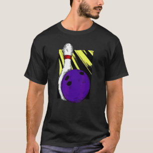 T-shirt Épingles à billes de Bowling Strike Spare Split 71