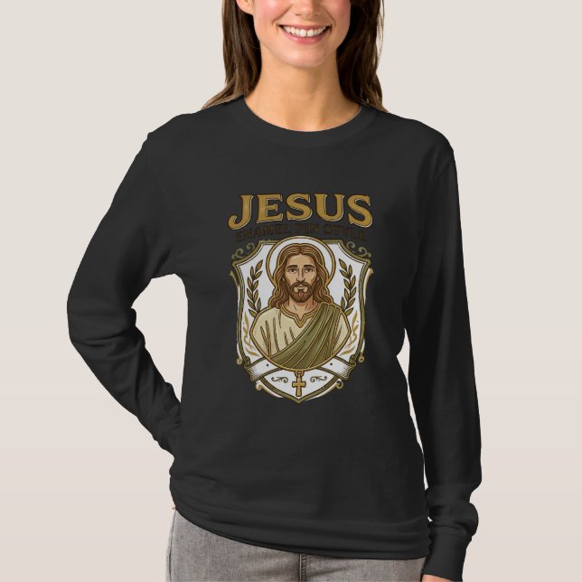 T-shirt Épinglette en émail Jésus Style Épinglette en émai (Devant)