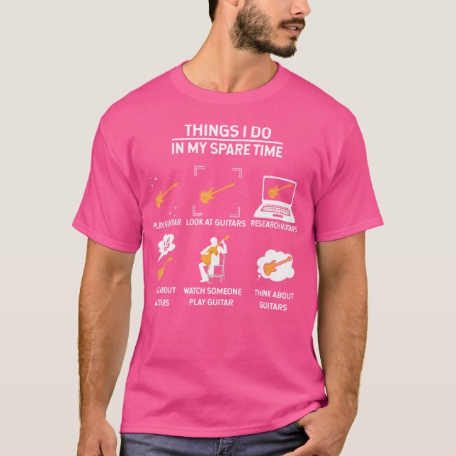 T-shirt Epiphone Guitar Tee Guitar Ce Que Je Fais Dans Mon (Devant)